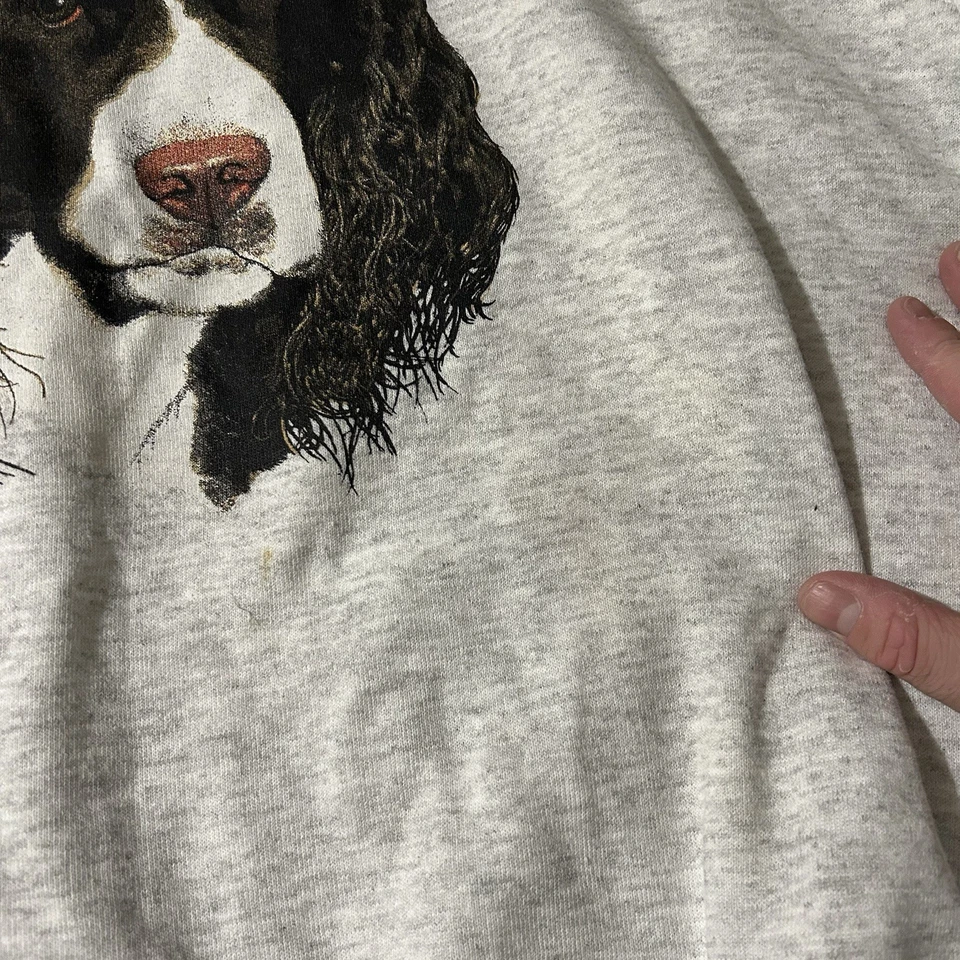 Sudadera de Colección Años 90 Springer Spaniel Raza de Perro Talla 2XL Foto 3 de 4