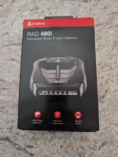 Cobra RAD 480i Radar  Laser Detector Long Range Bluetooth OLED Alerts Car Mount