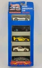 Vintage 1993 Hot Wheels 25th ANNIVERSARY EXOTIC CAR 5 PACK Yellow Ferrari F40