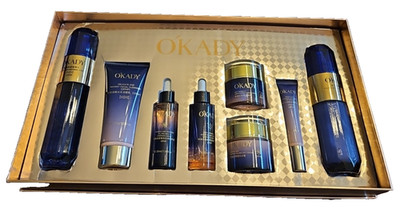 OKADY Beauty 8 Piece Set Anti-Aging/Anti-Wrinkle Firm Set in Gift Box Ships Free