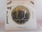 1964 P Kennedy Half Dollar Bright Uncirculated; 90% Silver