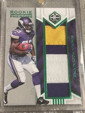 Dalvin Cook RC Game Used patch Panini Limited Rookie Phenoms # /5