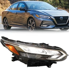For 2020-2022 Nissan Sentra LED Headlight Headlamp with Bulbs Passenger Side RH