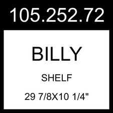 IKEA BILLY Shelf White 29 7/8x10 1/4" 105.252.72