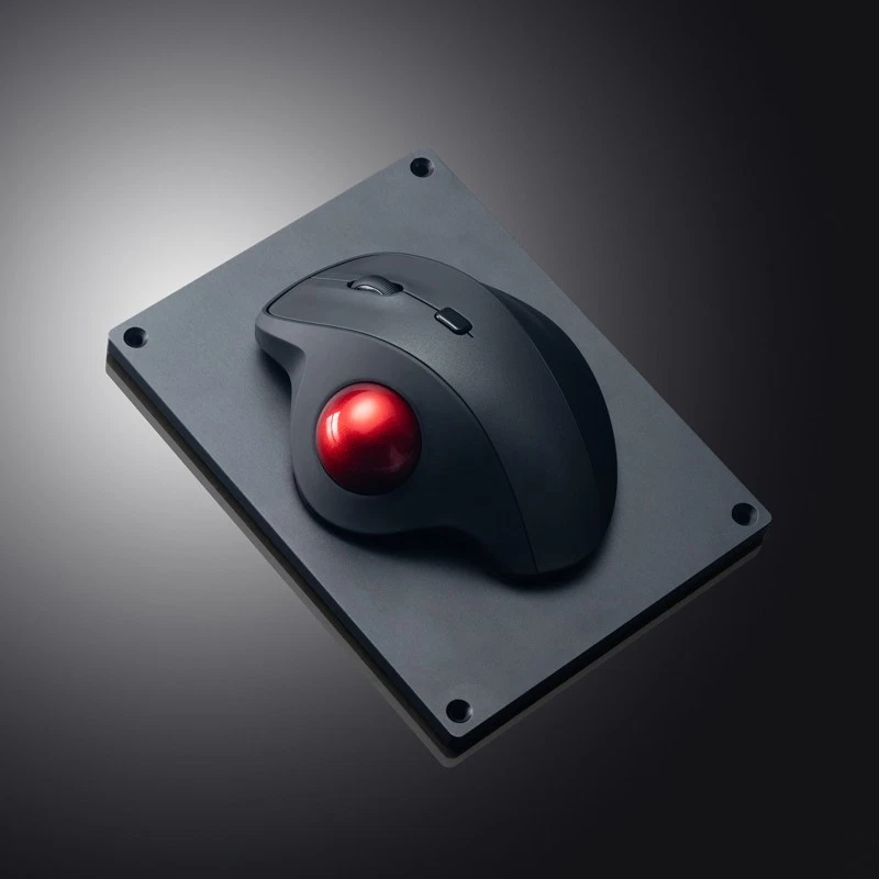 Embedded Wired Ergonomic Trackball Mouse 34MM Optical Vertical Rollerball Mice - Image 3 of 4