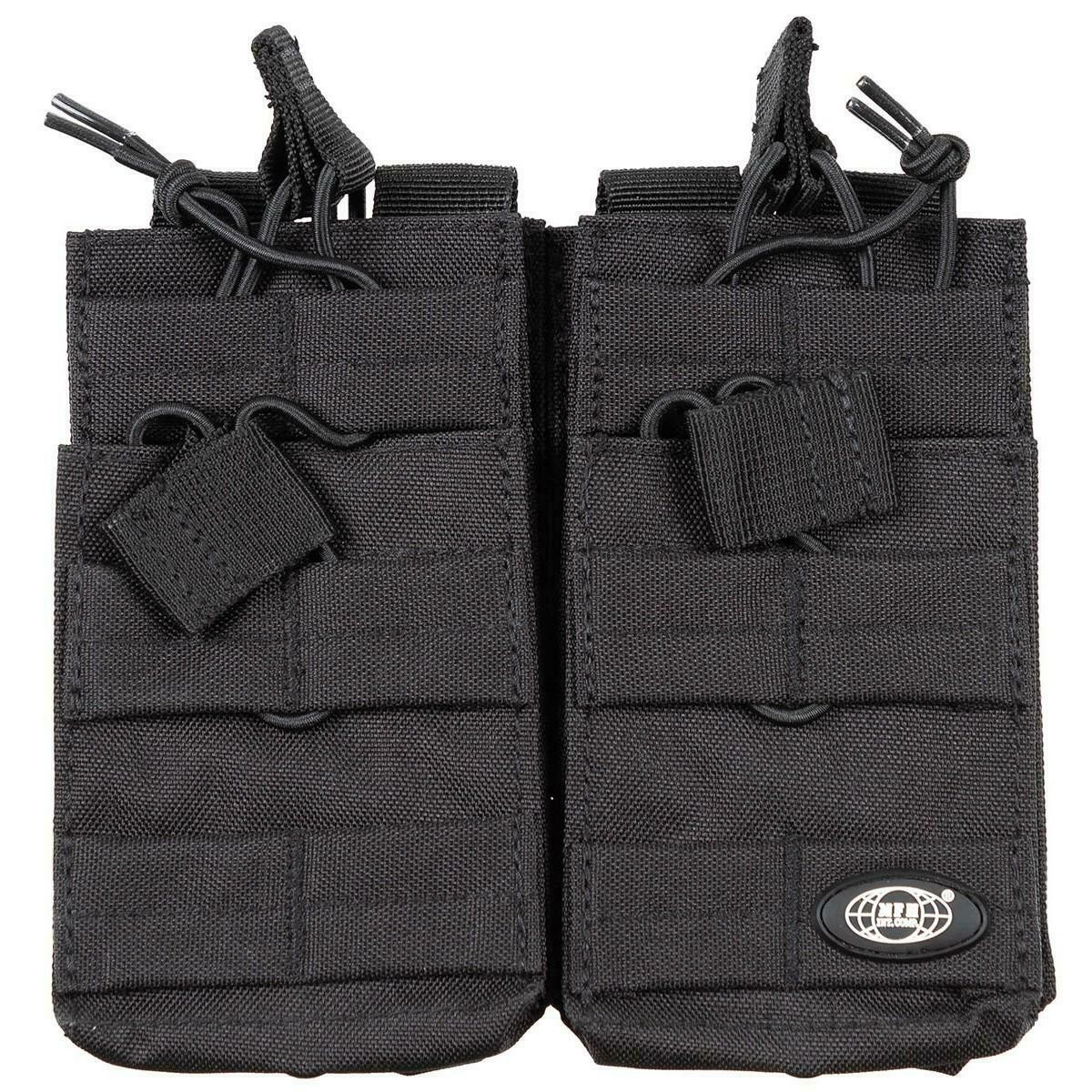 MFH Modular M Series Quad Magazine Pouch Molle Mag Black