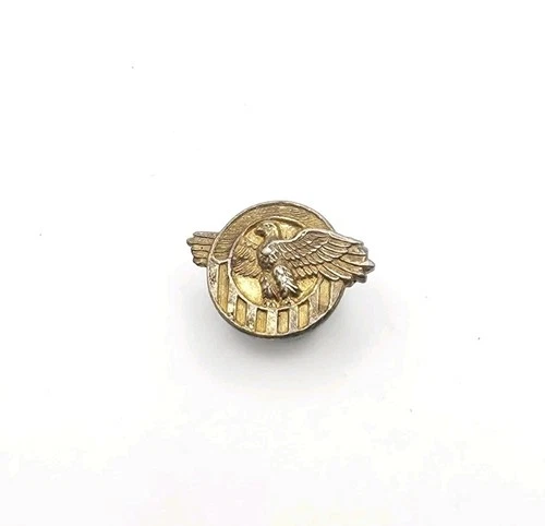 Vintage WW2 WWII Sterling Silver Ruptured Duck Honorable Service Discharge Pin