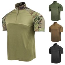 Condor 101293 Men Breathable Tactical 1/4 Zip Short Sleeve Combat Shirt Gen II
