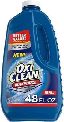 CHURCH AND DWIGHT OxiClean Max Force Laundry Stain Remover Spray Refill, 48 fl oz