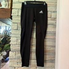 Adidas Women  s Size Large Techfit Climacool Black Compression Pants