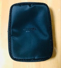 CHANEL Cosmetics Pouch Nylon Black Used Authentic ps2511-ps297 From Japan