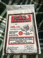 Pres-On Self-Stic Art Needlework Mounting Board.