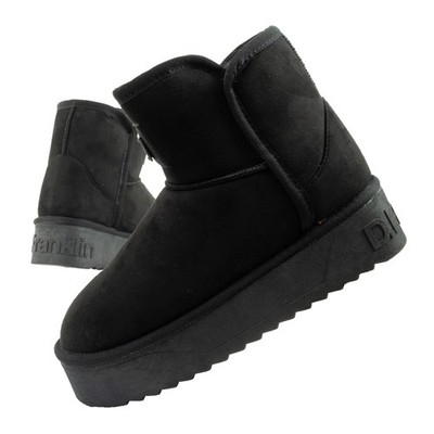 D.Franklin Nordic V.2 Basic Low Schwarze Damen Winterstiefel [DFSH371004-BLAC]