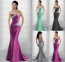 Mermaid Abendkleid Ballkleid Party Brautjungfern Verlobung Kleid Abiball