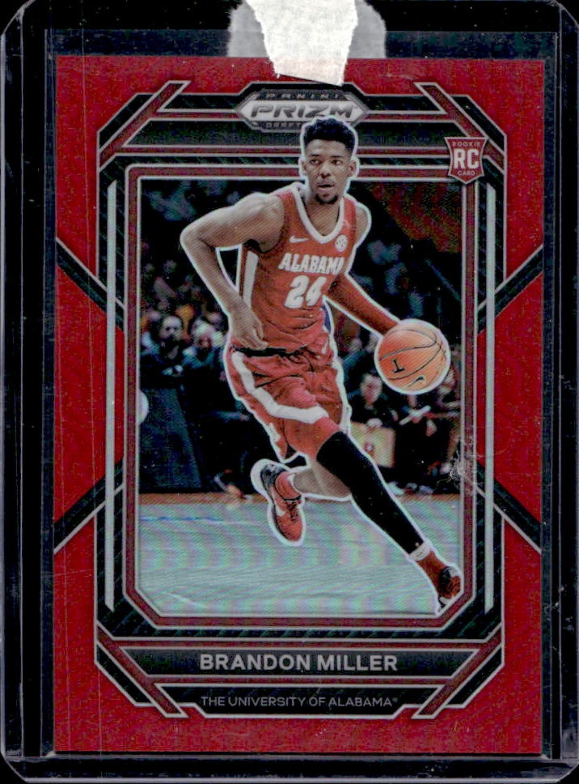 2023-24 Prizm Draft Picks Brandon Miller RC Red #45/299 Crimson Tide