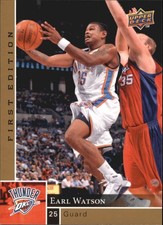 2009-10 Upper Deck First Edition Gold #123 Earl Watson - BSK