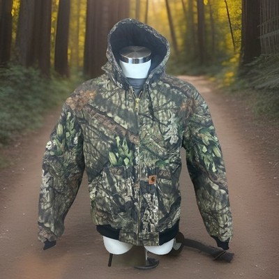 Carhartt マウンテンパーカー M カモ柄 Vintage Carhartt Mossy Oak Camo Hunting Active Jacket Mens 2XL-3XL
