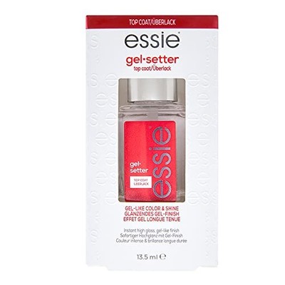 essie Nail Care, Gel Setter Top Coat, gel-like finish nail polish, 0.46 fl oz