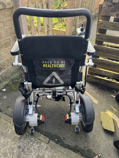 This Is An Electric Folding Wheelchair Portable Folding Chair