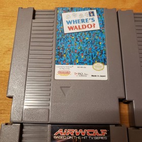 Lot Of 4 Nintendo NES Where's Waldo, Airwolf, MTV Remote Control, Shooting Range