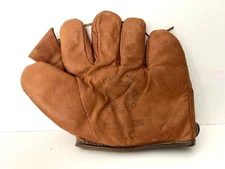 Baseball Mitt/Glove:Leather: Kids-Junior Right :Vintage 1950's -  Peerless Brand