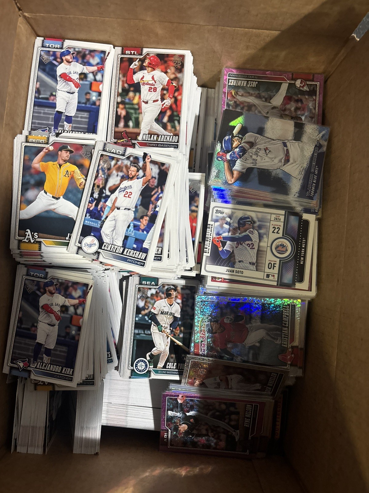 HUGE LOT Topps Baseball 2026 Series 1 Lot 2500+ Cards Base Inserts ...