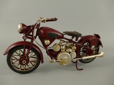 Motorrad Oldtimer Antik Stil Eisen Modell Retro Blechmodell B. 29cm