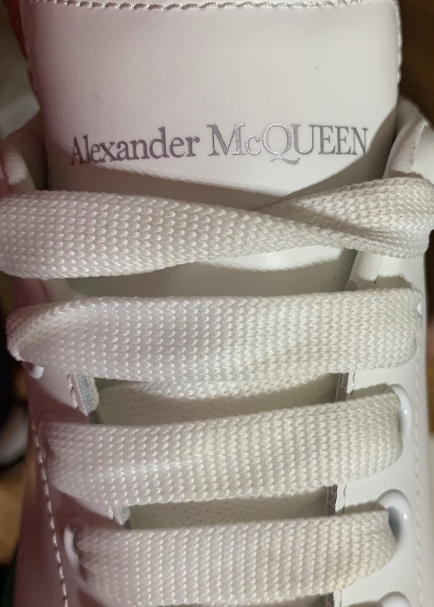 Alexander McQueen Men 8 US 42 E White Teal VGUC Larry Runway