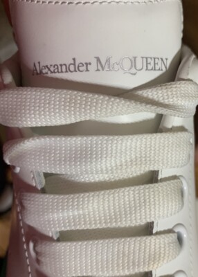 Alexander McQueen Men 8 US 42 E White Teal VGUC Larry Runway