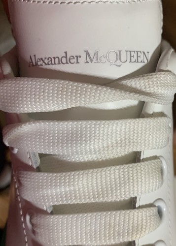 Alexander McQueen Herren 8 US 42 E weiß blaugrün Sehr guter Zustand Larry Runway Turnschuhe Box + Schnürsenkel - Bild 13 von 13
