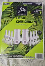 Glade Limited-Edition Fresh Confidence, 6 Scented Oil Refills 2 Warmers