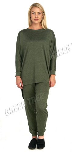 Ladies Womens 2 Piece Track Suit Set Top & Bottoms Casual Loungewear joggers - Picture 12 of 16