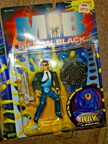 LOT4Galoob 1997 Modellino Men In Black Street-Striker Kay Flame-blastin Jay - Foto 4 di 8