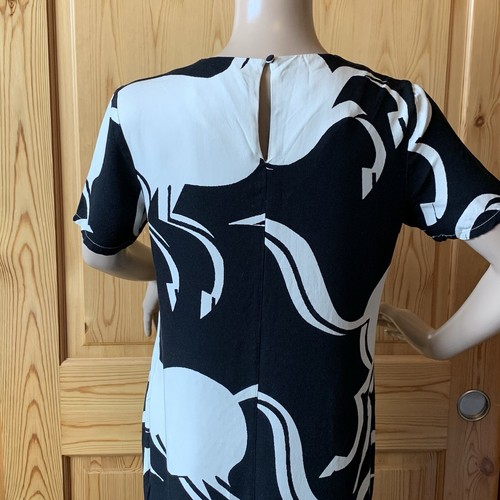 Anthropologie Corey Lynn Calter Caballos Midi Dress Size XS Horses Black White - Picture 12 of 19
