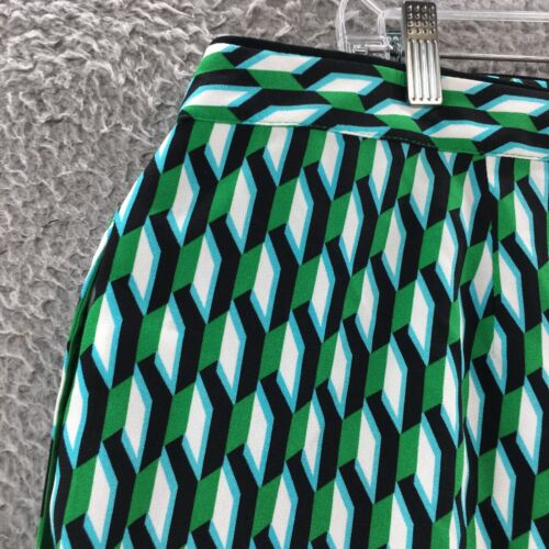 Diane Von Furstenberg Wrap Skort Womens XXL Multicolor Geometric Print Casual - Picture 16 of 22