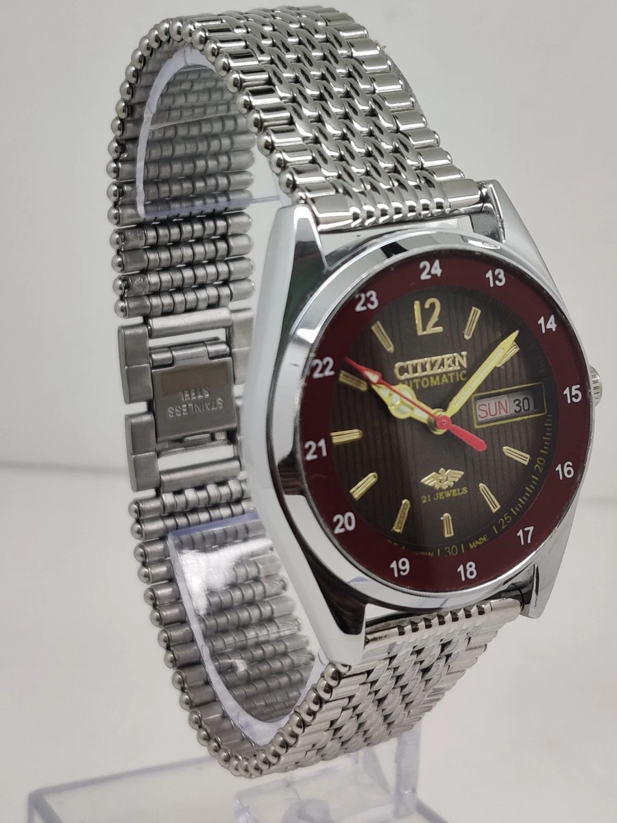 OROLOGIO DA UOMO CITIZEN AUTOMATICO CALIBRO 8200 QUADRANTE COLORE MARRONE GIORNO