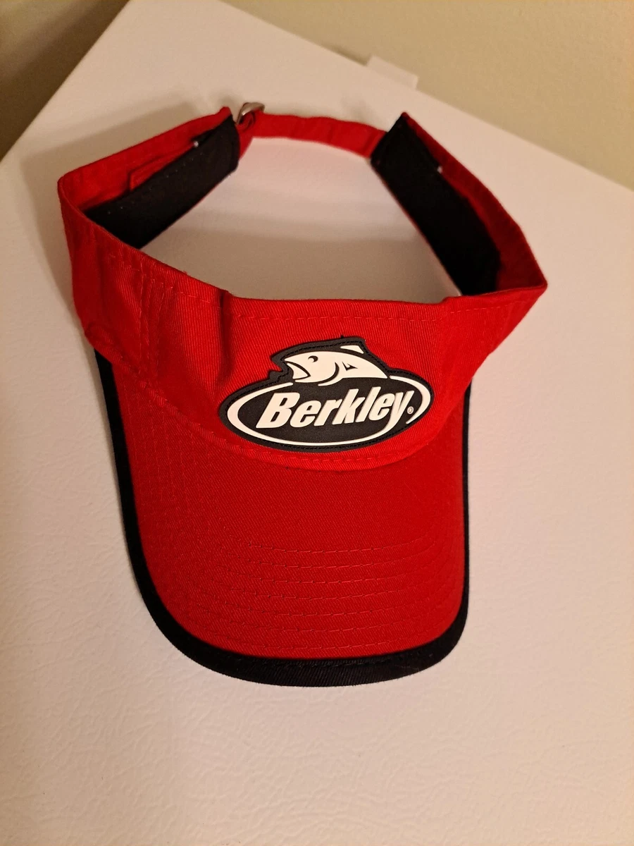 Berkley Fishing Bait Visor Sun Protection Red Cap Hat