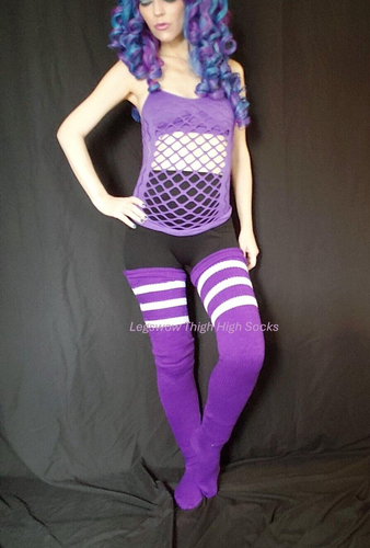 Extra Long Thigh High Slouch Socks Leg Warmer Plus Size Knit Cable Cozy Boot - Picture 161 of 236