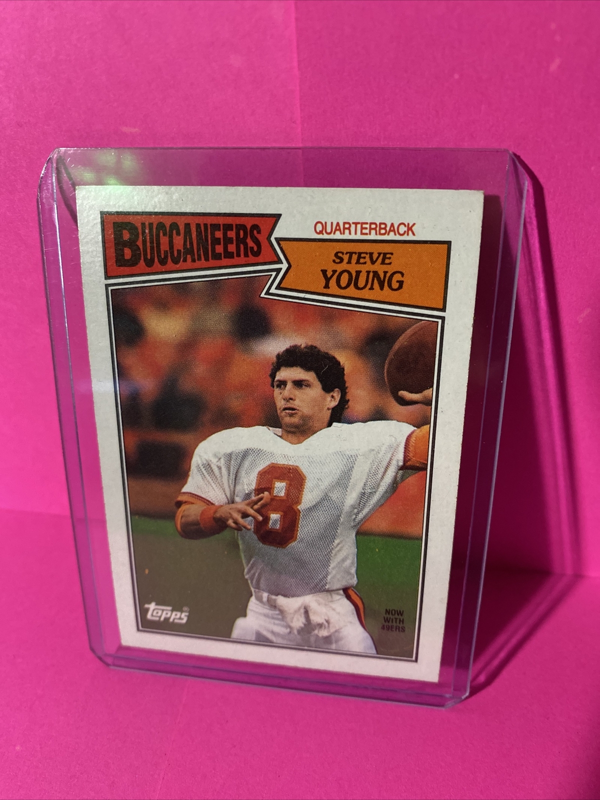 1987 Topps Steve Young number 384