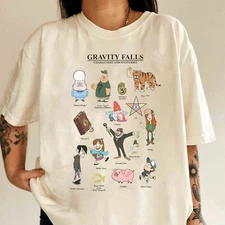 Disney Gravity Falls Character And Mysteries Textbook Unisex Shirt 572002