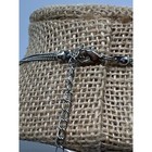 Multi-Layered White & Silver Bead Necklace With Lobster Clasp Multi Strand — photo 3