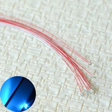 10 x auto flash blink twinkle blue 0805 SMD nano led Wired Police ambulance car