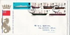 GB 1969 Ships FDC London EC Cancel Handwritten with enclosure VGC