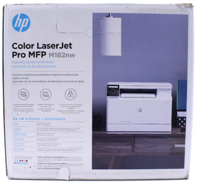 NFS HP Color LaserJet Pro MFP M182nw 17ppm 600dpi Wireless Copy Scan 7KW55A