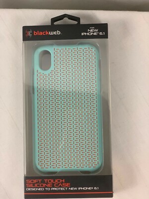 Blackweb Soft Touch Silicone Case for iPhone 6.1 Screen, Mint Green