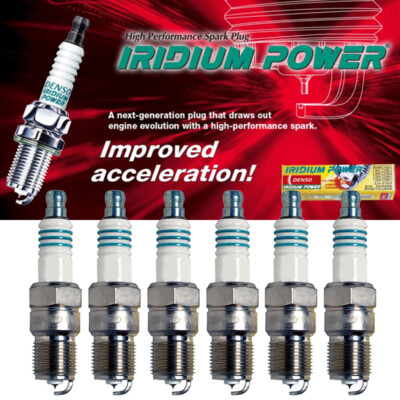 Genuine DENSO IRIDIUM POWER Spark Plugs 5325 IT16 Set of 6
