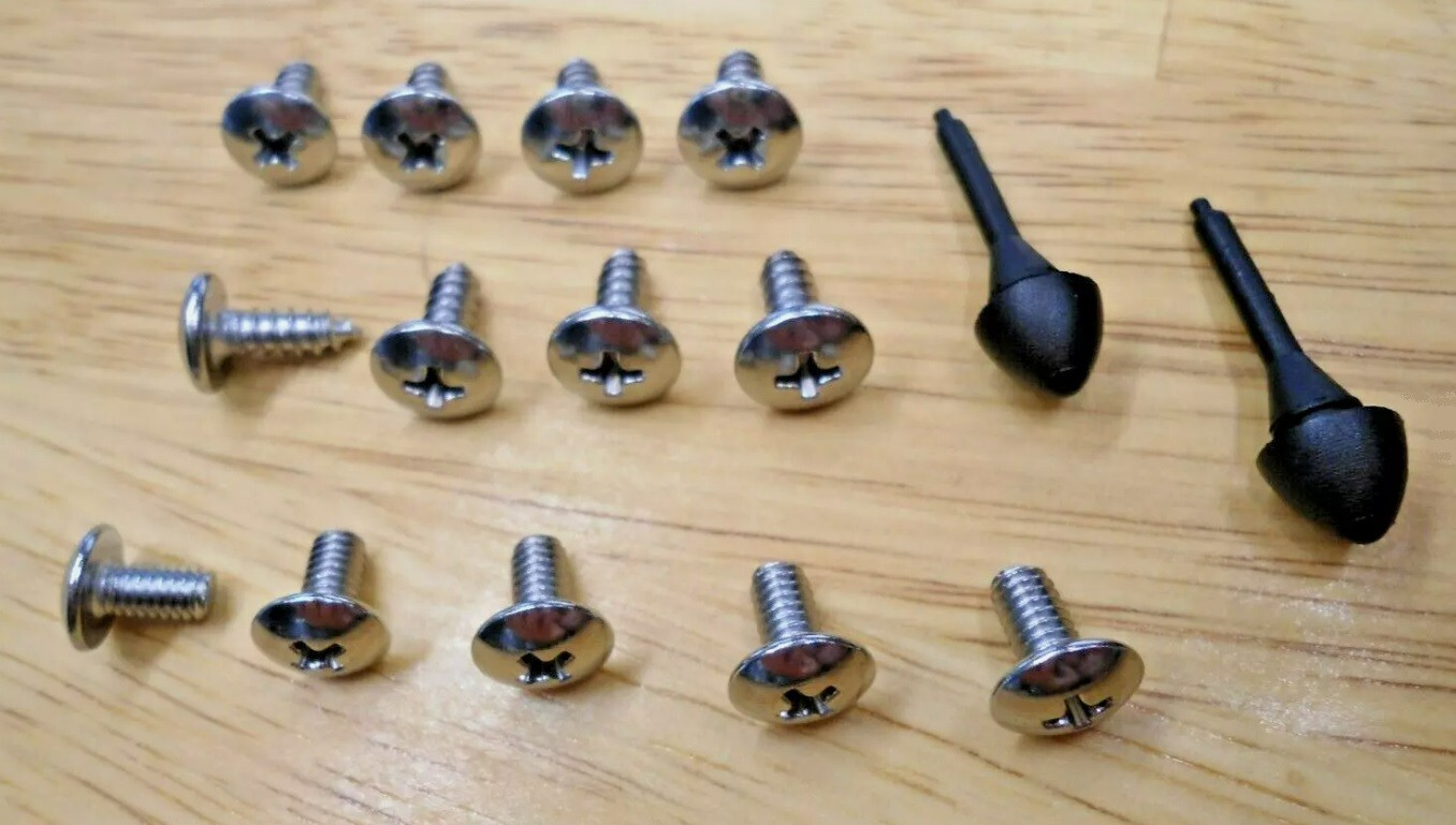 (15pcs) GLOVE BOX & HINGE SCREW SET! FOR GM CHEVY OLDS PONTIAC BUICK CADDY ETC