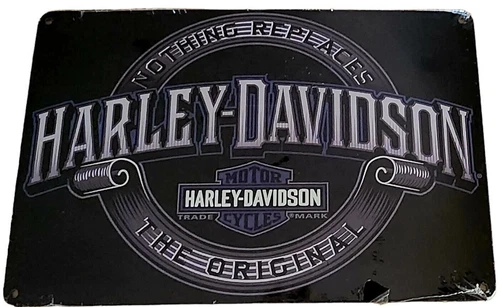 Tin Sign Harley Davidson Gift Bar Man Cave Shed Metal Garage Rusted Retro
