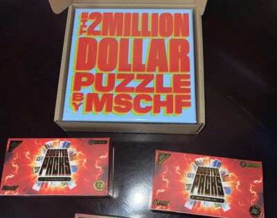 MSCHF Boosted Packs V2 Box Set (10 Packs) 2pc Lot & MILLION DOLLAR PUZZLE |  eBay