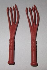 22442, 2x Whip, Riding Whip (Mongolian 4535), Asia Knight, Red Brown